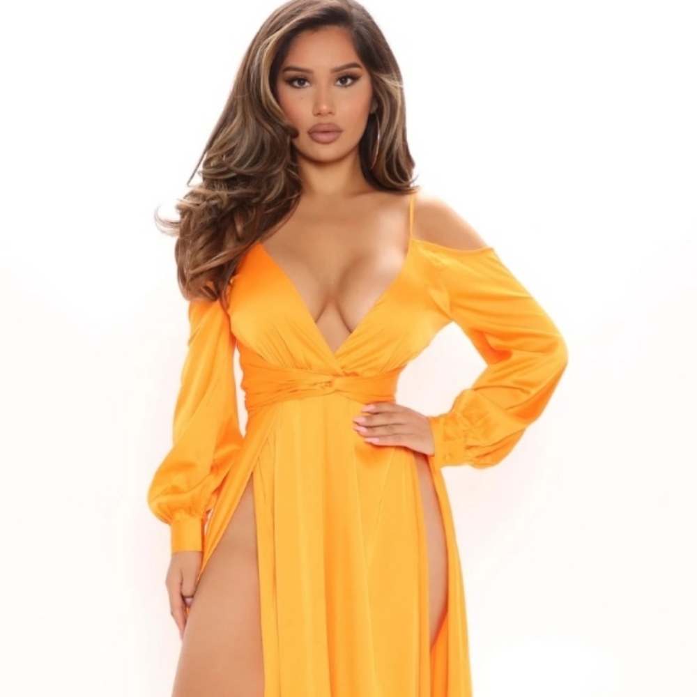 Mansion Dinner Party Satin Gown